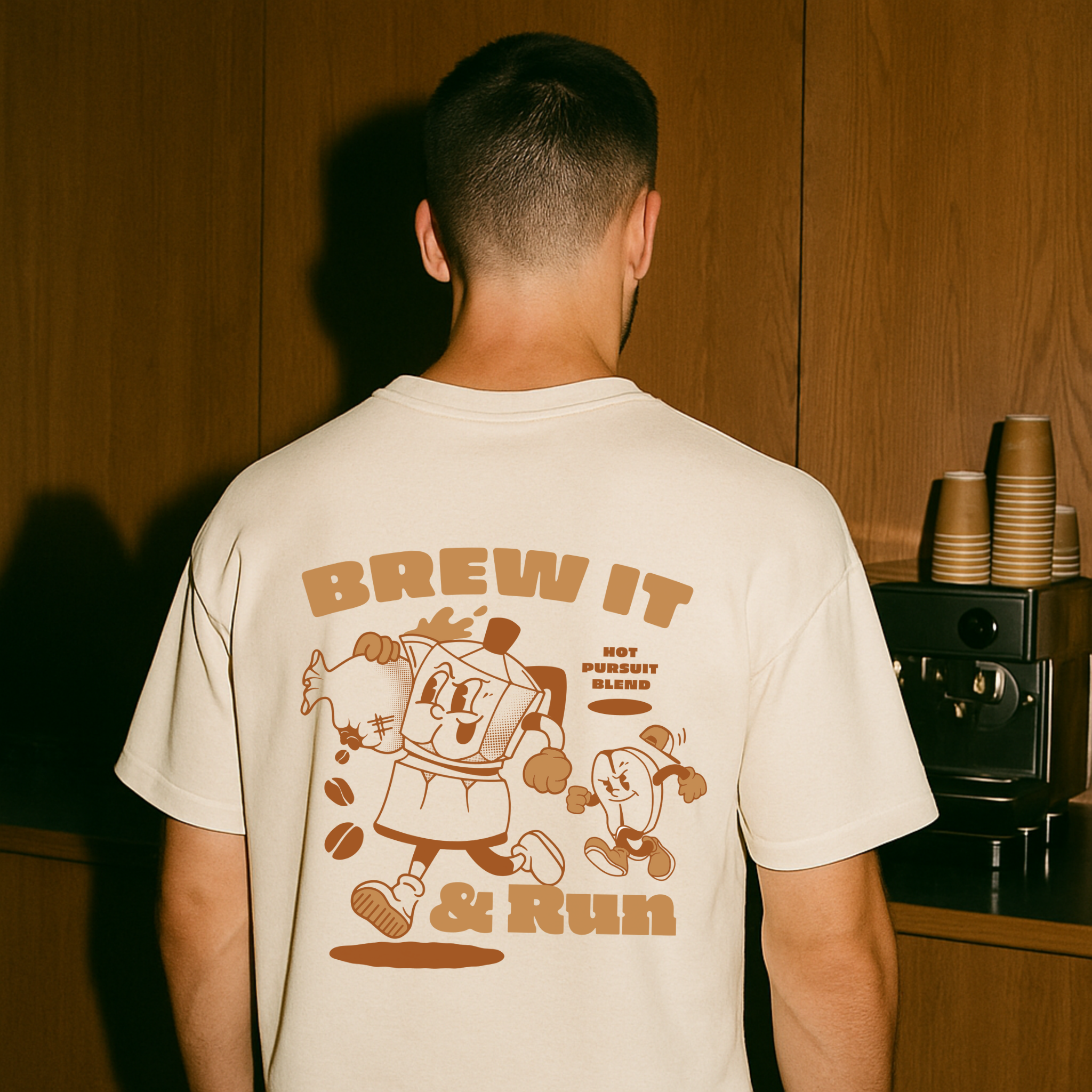 Brew it & Run - Hot Pursuit Tee